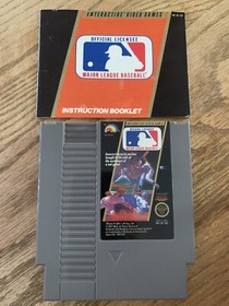 Major League Baseball -Juego Nintendo NES, 1988- &iexcl;con libro de instrucciones y estuche!