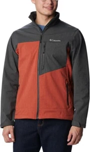 Columbia Men's Cruiser Valley Softshell JacketSize Large Warp Red, Shark - Picture 1 of 5
