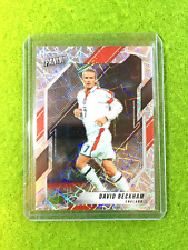 DAVID BECKHAM SILVER PRIZM LAZER CARD  JERSEY #7 ENGLAND  2022 National 2021 VIP