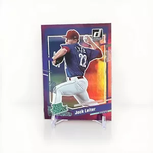 Jack Leiter - 2023 Donruss Rated Prospect Purple Holo #51 - Foto 1 di 2