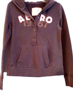 AEROPOSTALE - Sudadera con capucha marrón - Talla junior: MEDIANA - Imagen 1 de 4