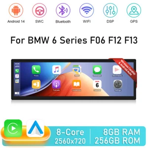 14.9" Multi-media 256GB Car GPS Stereo Carplay For BMW 6 Series F06 F12 F13 EVO - Imagen 1 de 19