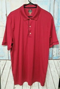 Camisa Polo Greg Norman Para Hombre XL Play Dry Granate Rojo Manga Corta - Imagen 1 de 3