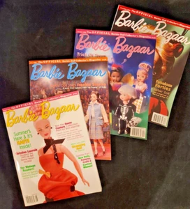 4 issues of 1999 Barbie Bazaar Magazine -- Excellent Condition - Picture 1 of 1
