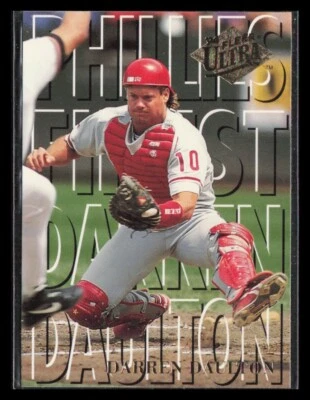 Tarjeta de béisbol Fleer Ultra Darren Daulton Phillies 1994 mejor #3 Philadelphia Foto 1 de 2