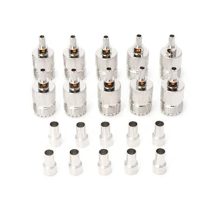 10 Sets UHF Female Jack SO239 Crimp RF Connector Coaxial Adapter For RG58 RG142 - Picture 1 of 8