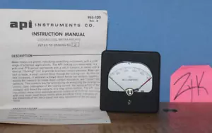 Vintage API 500 MA DC Milliamperes Locking Coil Meter Relais NOS - Bild 1 von 3