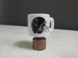 ATLANTA FALCONS MINI CERAMIC GUMBALL COFFEE MUG CUP 1.25" TALL NFL FOOTBALL - Picture 1 of 9