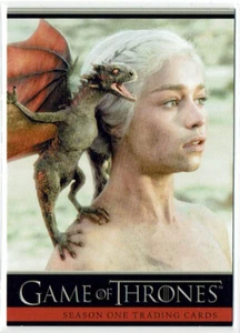 Game of Thrones Season 1 Promo Card P1 Daenerys Targaryen Emilia Clarke - Picture 1 of 1