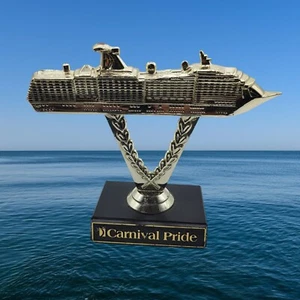 Vintage Carnival Cruise Spirit Award Plastic Participation Trophy 6" x 4.5" - Picture 1 of 4