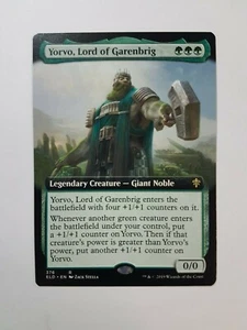 Yorvo, Lord of Garenbrig - Borderless - Throne of Eldraine (Magic/mtg) Extended - Bild 1 von 2