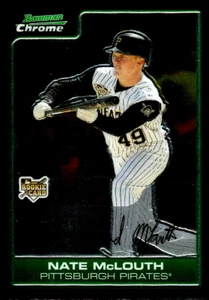Nate McLouth (Pirates) 2006 Bowman Chrome Rookie Autograph BDP55 Mint+ - Picture 1 of 2