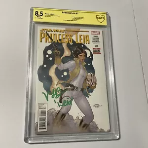 Vivien Lyra Blair Signed Comic STAR WARS PRINCESS LEIA 001 Grades 8.5 - Picture 1 of 5