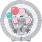 Enchanting Elephants  GIRL, Napkins Tablecover Plates Cups Banner Balloons Decs