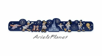 Walt Disney World 50th Anniversary Celebration Fab Five Mickey Slap Bracelet