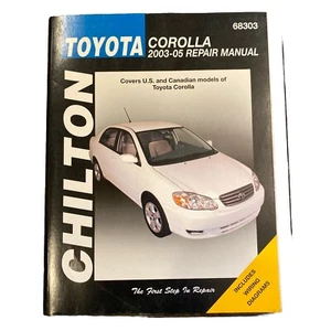 Toyota Corolla 2003 2004 2005 Chilton 68303 Reparatur Service Handbuch Anleitung - Bild 1 von 9