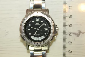 RELOJ VINTAGE ANALOG DIGITAL DIVER "CASIO AD-702" MODULE 388 RARE JAPAN AÑOS 90 - Imagen 1 de 4