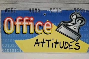 Funny Office Attitudes Desk Sign Sarcastic Snarky Gift Humor by Boston America - Picture 1 of 4