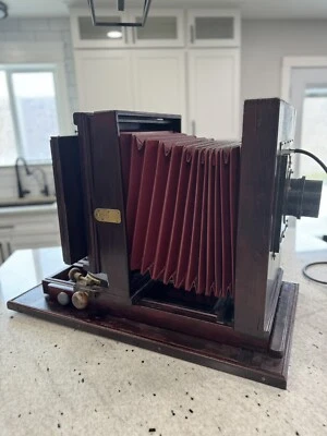 Antiga Câmera de Estúdio Folmer Graflex Century VTG UU430743 Lente 14 em F 5.6 Kodak - Imagem 1 de 4