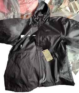 REI Womens TRAILMADE RAIN Jacket , BLACK SIZE M - Picture 1 of 5