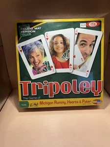 Tripoley Deluxe Mat Version Board Game Michigan Rummy Complete Sealed - Picture 1 of 3