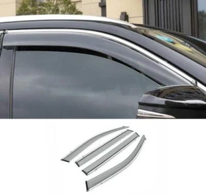 For Cadillac CT6 2016-2020 Car Window Wind Visors Sun Rain Guard Vent Deflectors - Picture 1 of 4