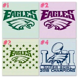 Philadelphia Eagles Schablone - wiederverwendbar Mylar 10 Mil - robust Philly Handwerk - Bild 1 von 12