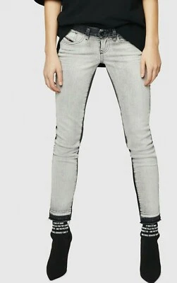 NWT DIESEL Sz28X28 D-RAMY-SP LOW-WAIST RAW HEM SKINNY STRETCH 0R841 WASH - Image 1 of 4