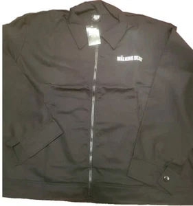 Walking Dead Big Unlined Survivor Mechanic Jacket Men Black Size 4XL New. - Picture 1 of 13