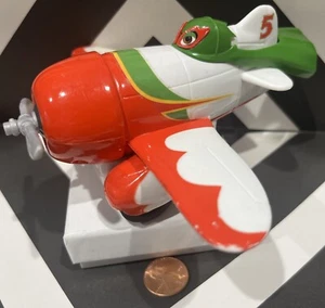 PLASTIC DISNEY Pixar Cars PLANES EL CHUPACABRA PULL BACK & And GO TOY AIRPLANE - Picture 1 of 13