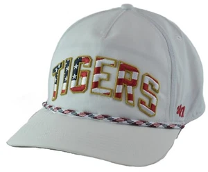Detroit Tigers '47 Sterne & Streifen Flagge Flattern Kupplung verstellbar weiß MLB Mütze - Bild 1 von 8
