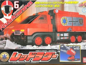 Vintage Power Rangers Lightspeed Rescue Red Ladder Fire Truck Bandai 1999 Neu in OVP - Bild 1 von 15