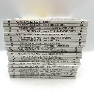 Questions Kids Ask Books Kids Readers Space Stars Animals Lot of 26 HARDCOVER - Picture 1 of 9