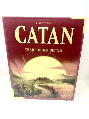 Catan Trade Build Settle Board Game 2020 Sealed Peices Open Box - Image 1 of 4