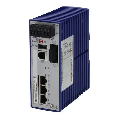 Hirschmann RS20-1312 4/12ft2T1SDAP Managed Compact Switch Euro Plug - Image 1 of 4