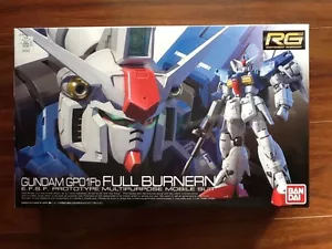 BANDAI 1/144 GUNDAM REAL GRADE SERIES # 13 GUNDAM GP01FB FULL BURNERN MODEL KIT - Picture 1 of 2