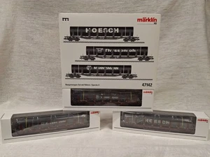 Marklin 47142 HO Scale Stake Car w/ Sections of Pipe Load Set of 3 Train in Box - Picture 1 of 24