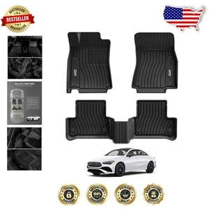 Alfombrillas duraderas de ajuste personalizado para Mercedes CLA/GLA 2020-2025, diseño de fácil limpieza - Imagen 1 de 11