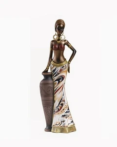Afrikanische Statue Frauen Statue Retro Lebensecht Afrikanische Figuren Afrikanische Statuen ... - Bild 1 von 6