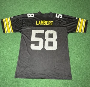Vintage Pittsburgh Steelers Jack Lambert #58 Lrg Reebok Retro Football Jersey - Picture 1 of 6