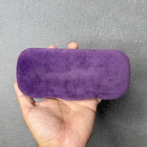 VTG Gucci Purple Velvet Sunglasses Eyeglasses Hard Case Clamshell - Picture 1 of 9