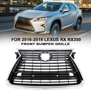 Upper Lower Side Grille For Lexus RX RX350 RX450h 2016-19 Chrome without Camera - Picture 1 of 10