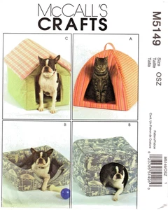 KLEINTIERBETTEN McCalls Schnittmuster M5149 Katzen Hunde UNGESCHNITTEN - Bild 1 von 2