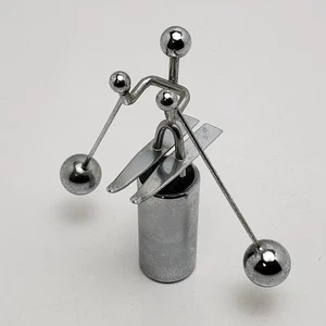 Vintage Rocking Kinetic Skifahrer - Bild 1 von 6