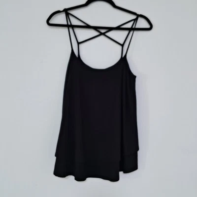 Женский топ для спагетти Elie Tahari черный размер маленький - Изображение 1 из 4