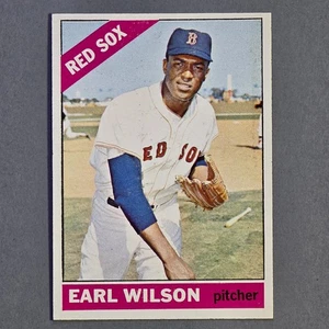 1966 Topps Baseball #575 Earl Wilson, High # - Red Sox Nm-Mt High Grade - Foto 1 di 2