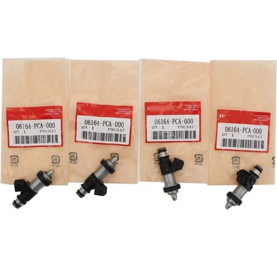 4 Set of Fuel Injectors 06164-PCA-000 For Honda CRV CR-V 1999-2001 2.0L S2000 Foto 1 de 4