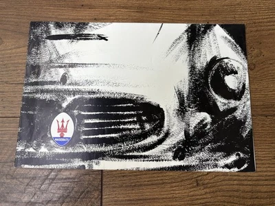 ❤️🚗🇮🇹 1961-63 Maserati 3500 GT Multilingual Foldout Sales Brochure - Image 1 of 4