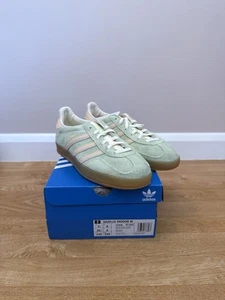 Adidas Gazelle Indoor Semi Green Spark - IE2948 - Nuove - UK6 US6.5 EU39.5 - Foto 1 di 7