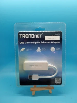 TRENDnet TU3-ETG USB 3.0 to Gigabit Ethernet Adapter for Laptop & Desktop - Image 1 of 4